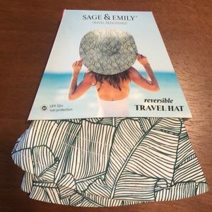 Sage & Emily Reversible Travel Hat “Island Time”.